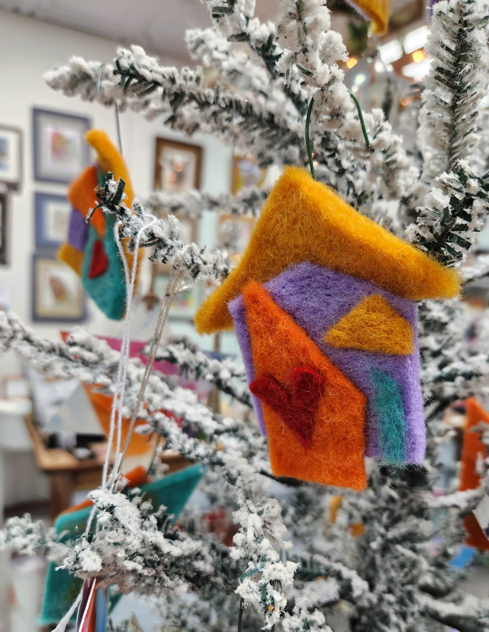 Diane Wilkin felted ornament